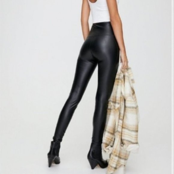 Wilfred Free Daria Vegan Leather Pants - Picture 1 of 9